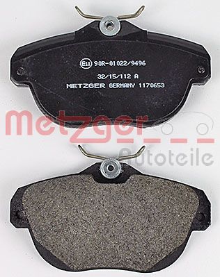 METZGER 1170653 Bremsbelagsatz, Scheibenbremse